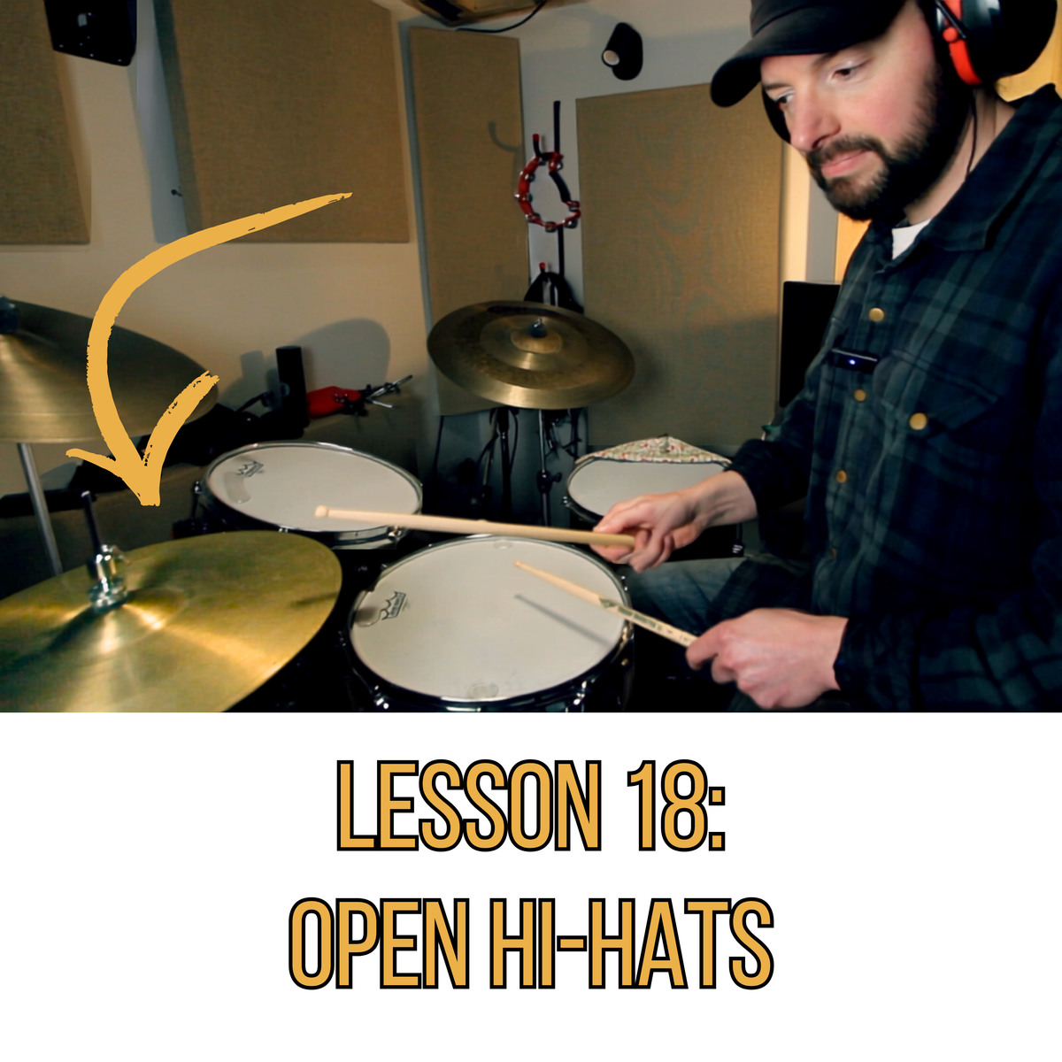 Lesson 18: Opening and Closing the Hi-Hats in Grooves